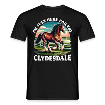Clydesdale Cavalier - T-shirt homme - noir - Devant - AI Model Male 178 light (178cm)