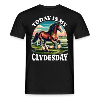 Clydesdale - T-shirt homme - noir - Devant - AI Model Male 178 light (178cm)