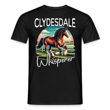 L’amant de Clydesdale - T-shirt homme - noir - Devant - AI Model Male 178 light (178cm)