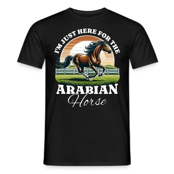 Cavalier arabe - T-shirt homme - noir - Devant - AI Model Male 178 light (178cm)
