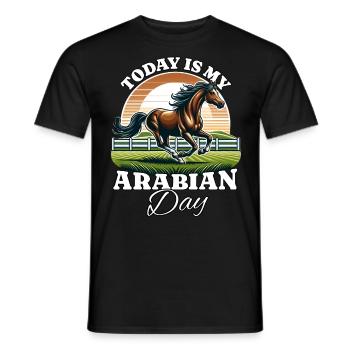 Arabe - T-shirt homme - noir - Devant - AI Model Male 178 light (178cm)