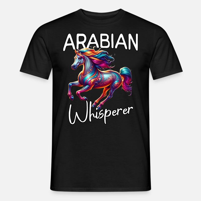 Araber Flüsterer - Männer T-Shirt - Schwarz