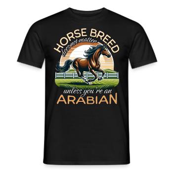Arabe - T-shirt homme - noir - Devant - AI Model Male 178 light (178cm)