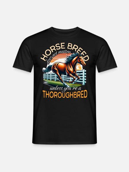 Thoroughbred - Men's T-Shirt - black