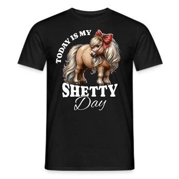 Shetland - T-shirt homme - noir - Devant - AI Model Male 178 light (178cm)
