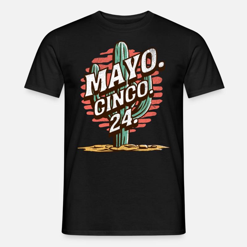 Cinco De Mayo 2024 - Männer T-Shirt - Schwarz