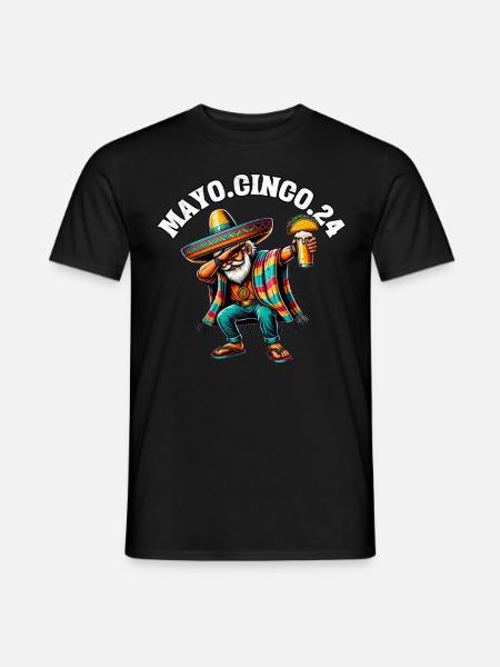 Cinco De Mayo 2024 - Männer T-Shirt - Schwarz