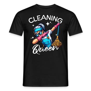 Charwoman - Men's T-Shirt - black - Front - AI Model Male 178 light (178cm)
