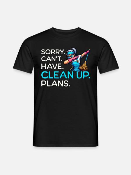 Cleaner - Men's T-Shirt - black