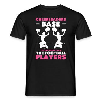 Cheerleader - Men's T-Shirt - black - Front - AI Model Male 178 light (178cm)