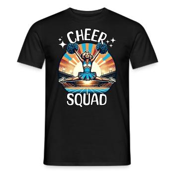 Cheerleader Squad - Men's T-Shirt - black - Front - AI Model Male 178 light (178cm)
