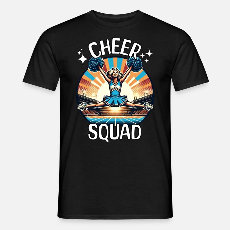 Cheerleader Squad - Männer T-Shirt - Schwarz