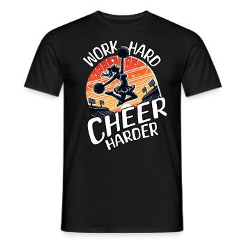 Cheerleader Sayings - Men's T-Shirt - black - Front - AI Model Male 178 light (178cm)