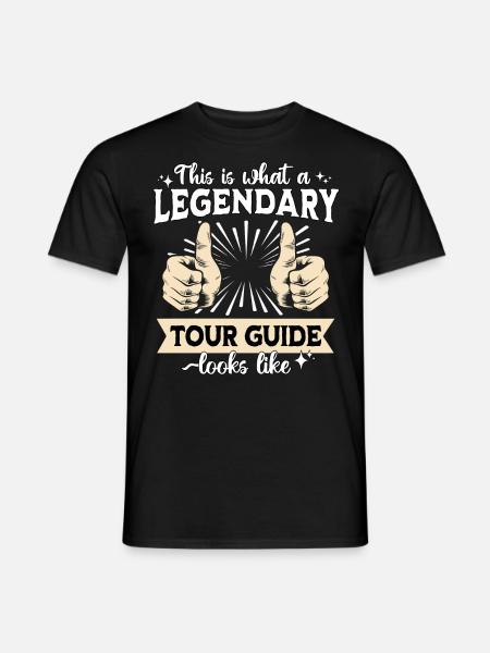 Legendary Tour Guide - Men's T-Shirt - black