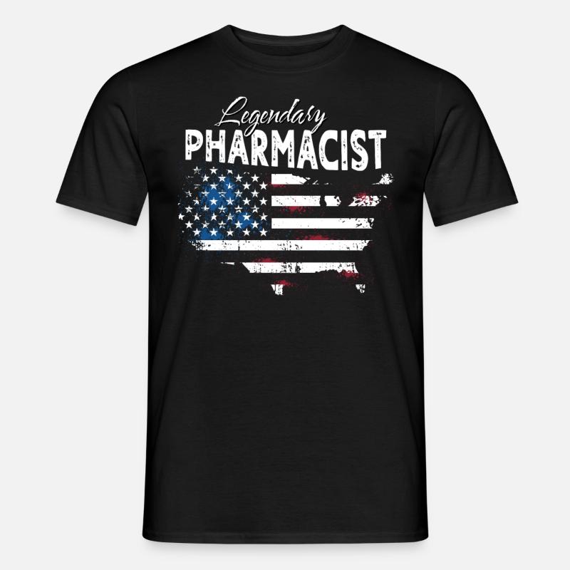 Pharmazeut - Männer T-Shirt - Schwarz