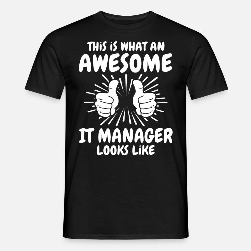 IT Manager - Männer T-Shirt - Schwarz