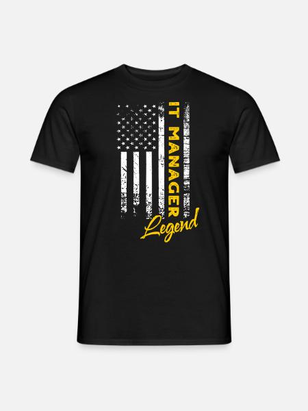 IT Manager Legend - Men's T-Shirt - black