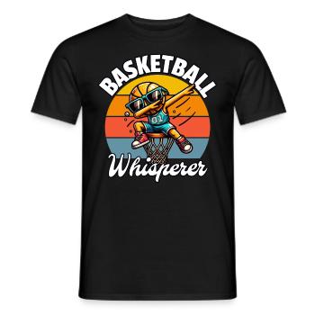 Basketball Whisperer - Männer T-Shirt - Schwarz - Vorne - AI Model Male 178 light (178cm)