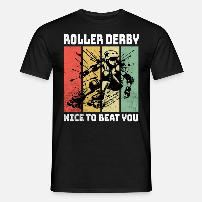 Roller Derby Sayings - Men’s T-shirt - black