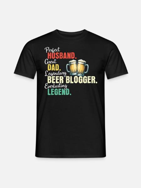 Beer Blogger Dad - Men's T-Shirt - black