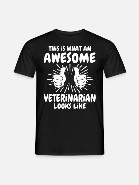 Vétérinaire - T-shirt homme - noir