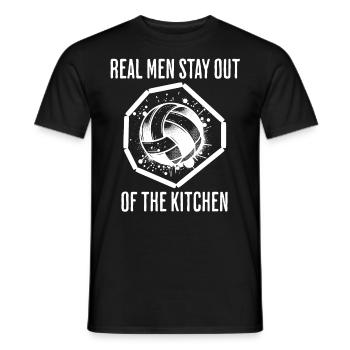 Funny Gaga Ball Saying - Men's T-Shirt - black - Front - AI Model Male 178 light (178cm)