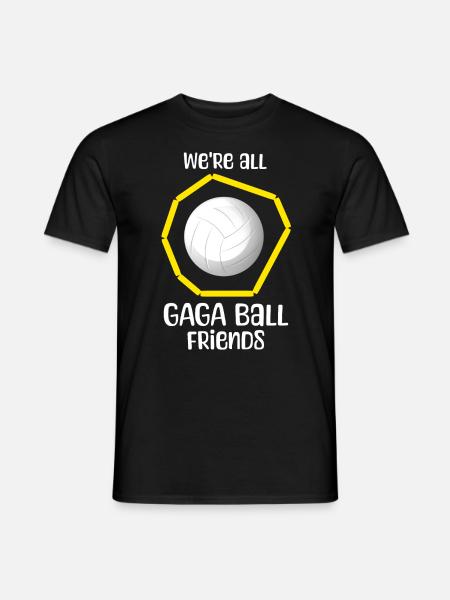 Gaga Ball Sayings - Men's T-Shirt - black
