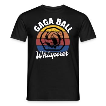 Gaga Ball Whisperer - Männer T-Shirt - Schwarz - Vorne - AI Model Male 178 light (178cm)
