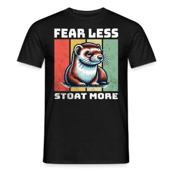 Ermine Sayings - Men's T-Shirt - black - Front - AI Model Male 178 light (178cm)