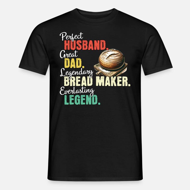 Breadmaker Dad - Men’s T-shirt - black