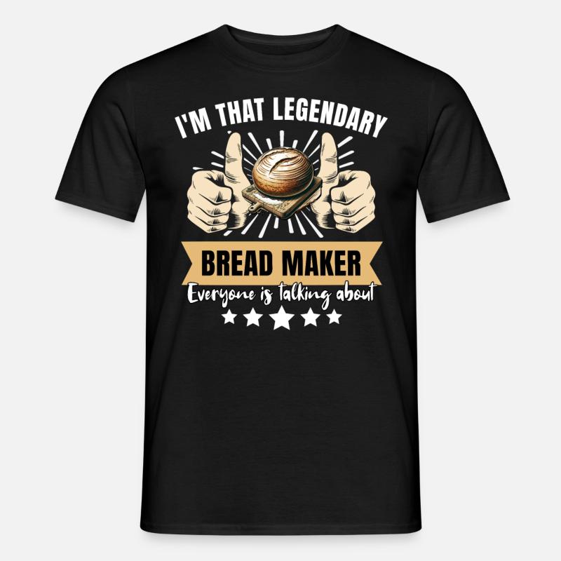Legendary breadmaker - Men’s T-shirt - black