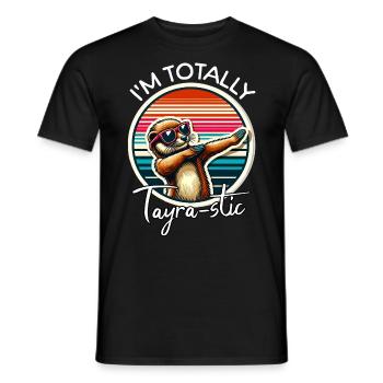 Dictons amusants de martres - T-shirt homme - noir - Devant - AI Model Male 178 light (178cm)