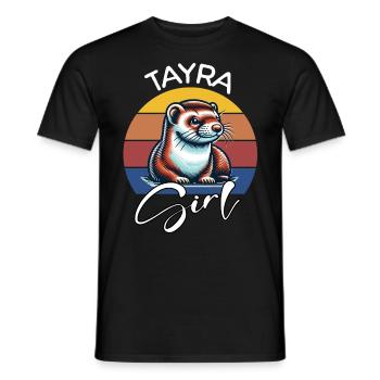 Tayra Fille - T-shirt homme - noir - Devant - AI Model Male 178 light (178cm)