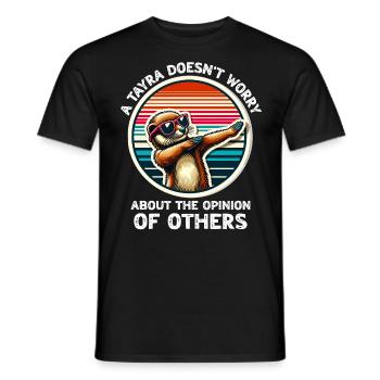 Dictons amusants de martres - T-shirt homme - noir - Devant - AI Model Male 178 light (178cm)