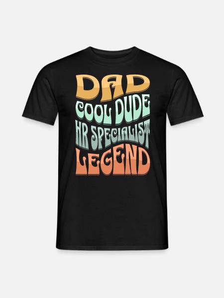 Dad HR Specialist - Men's T-Shirt - black