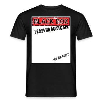 JGA Junggesellenabschied Gästebuch Männer - Männer T-Shirt - Schwarz - Vorne - AI Model Male 178 light (178cm)