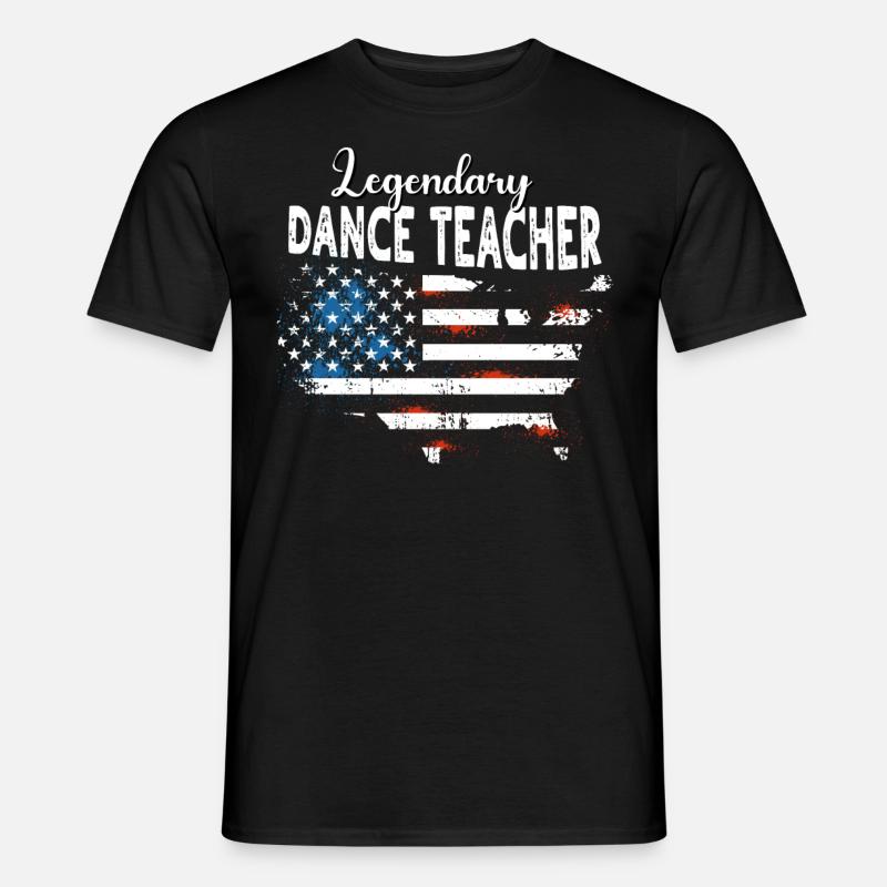 Tanzlehrer - Männer T-Shirt - Schwarz