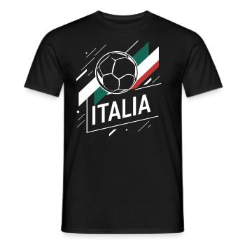 Maillot Italie 2024 Italie Italie Rome Turin Milan - T-shirt homme - noir - Devant - AI Model Male 178 light (178cm)