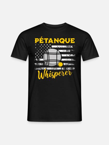 Petanque sayings - Men's T-Shirt - black