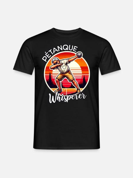 Petanque Whisperer - Men's T-Shirt - black