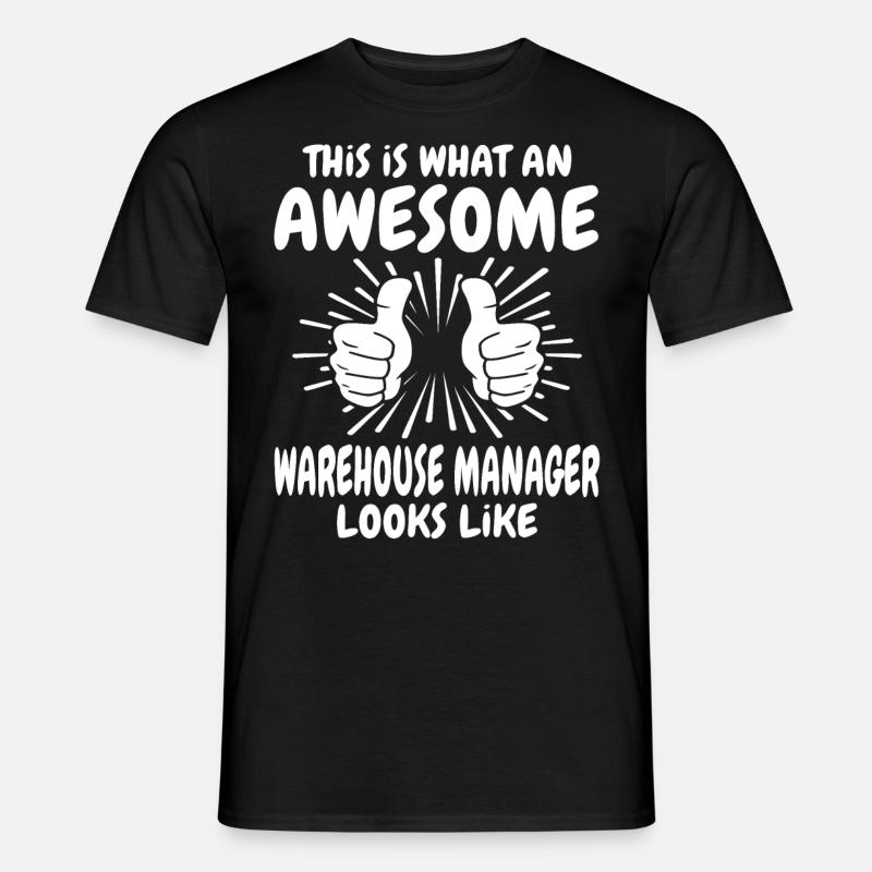Lagerleiter - Männer T-Shirt - Schwarz