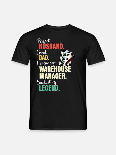 Camp Manager Dad - Men's T-Shirt - black