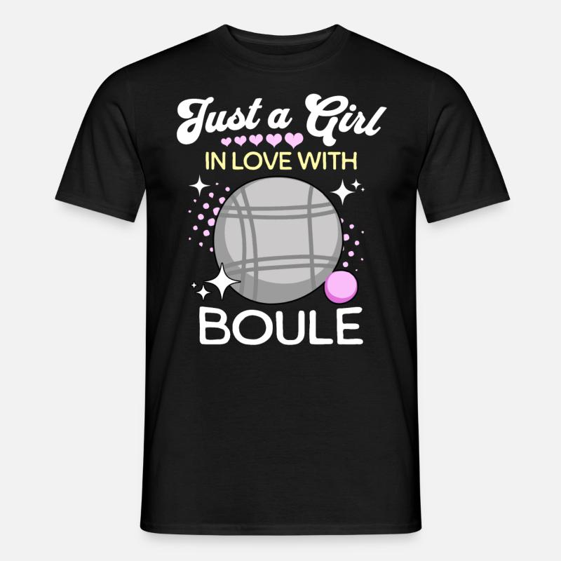 Boule Mädchen - Männer T-Shirt - Schwarz