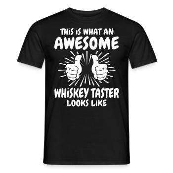 Buveurs de whisky - T-shirt homme - noir - Devant - AI Model Male 178 light (178cm)