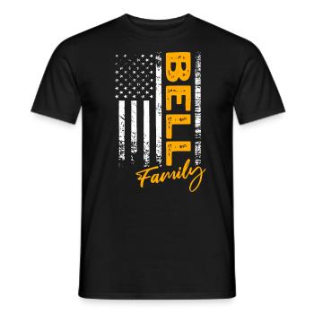 Bell USA - Männer T-Shirt - Schwarz - Vorne - AI Model Male 178 light (178cm)