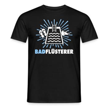 Schwimmmeister Bademeister - Männer T-Shirt - Schwarz - Vorne - AI Model Male 178 light (178cm)