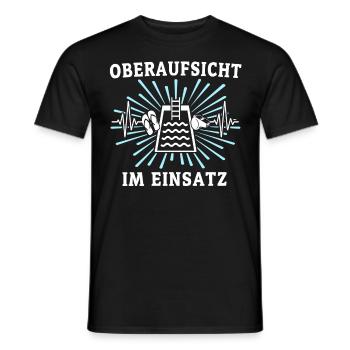 Schwimmmeister EKG - Männer T-Shirt - Schwarz - Vorne - AI Model Male 178 light (178cm)
