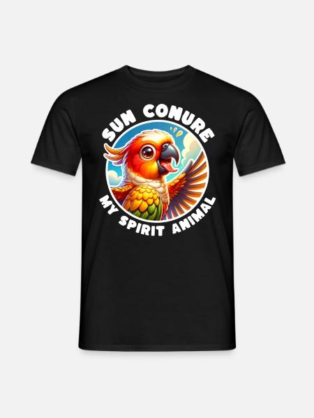 Funny Sun Parakeet Sayings - Men's T-Shirt - black