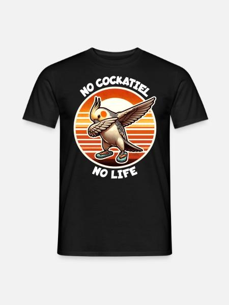 Dicton de calopsitte - T-shirt homme - noir