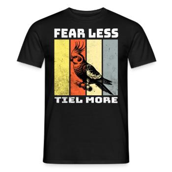 Cockatiel Sayings - Men's T-Shirt - black - Front - AI Model Male 178 light (178cm)